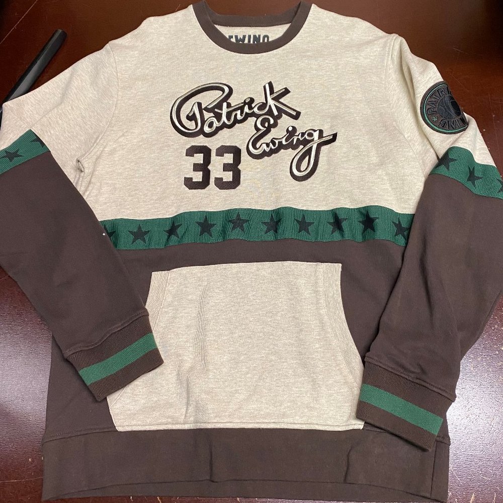 Patrick Ewing Long Sleeves Pullover Sweatshirt L